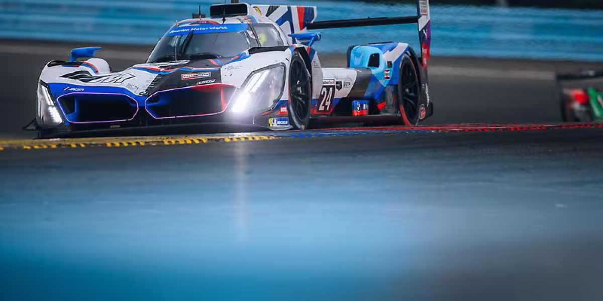 BMW M4 GT3 EVO celebrates its first win of the season at the Six Hours of the Glen