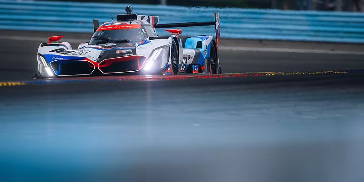 BMW M4 GT3 EVO celebrates its first win of the season at the Six Hours of the Glen