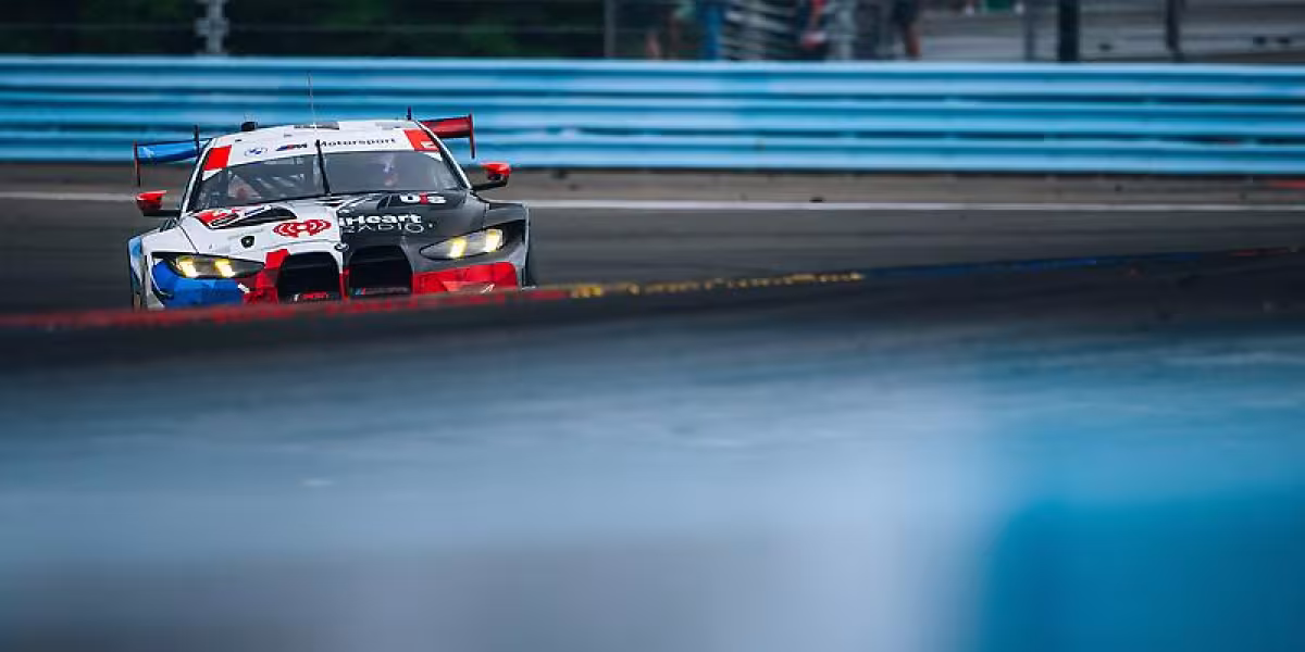 BMW M4 GT3 EVO celebrates its first win of the season at the Six Hours of the Glen