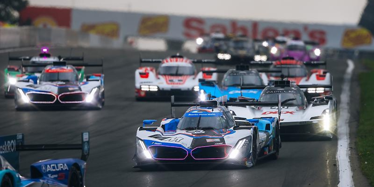 BMW M4 GT3 EVO celebrates its first win of the season at the Six Hours of the Glen