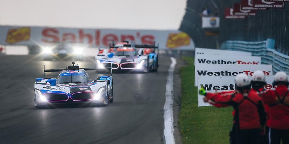 BMW M4 GT3 EVO celebrates its first win of the season at the Six Hours of the Glen