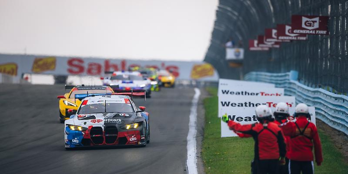 BMW M4 GT3 EVO celebrates its first win of the season at the Six Hours of the Glen